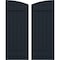 Ekena Millwork Americraft 6-Board (2 Batten) Wood Joined Board-n-Batten Shutters w/Ellipt Top, ARW101BE621X77OBH, PR ARW101BE621X77OBH - alternate 1